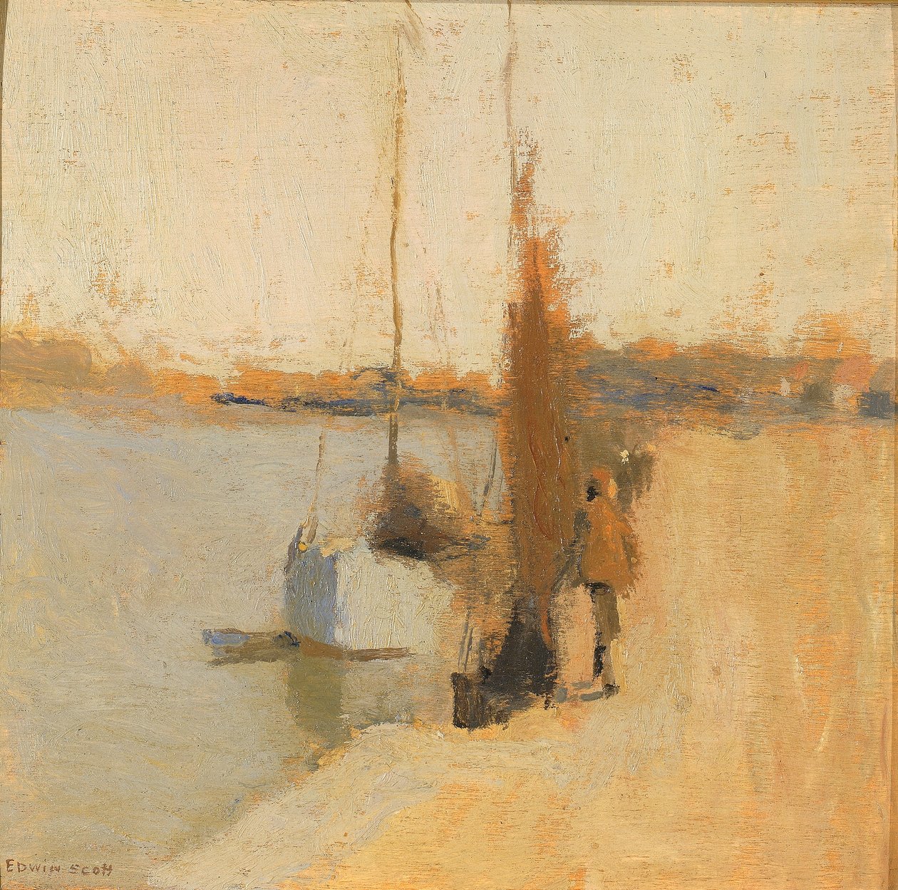 Visboot door Frank Edwin Scott
