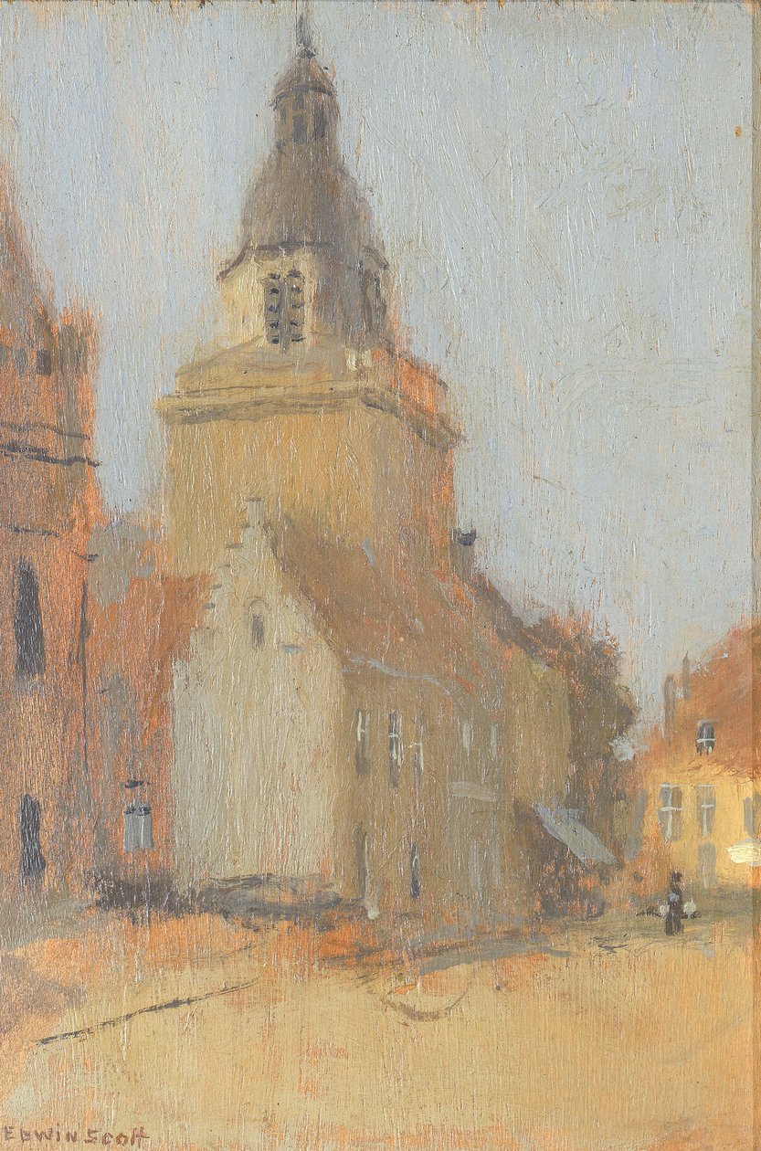 Eglise de Ville, n.d. door Frank Edwin Scott