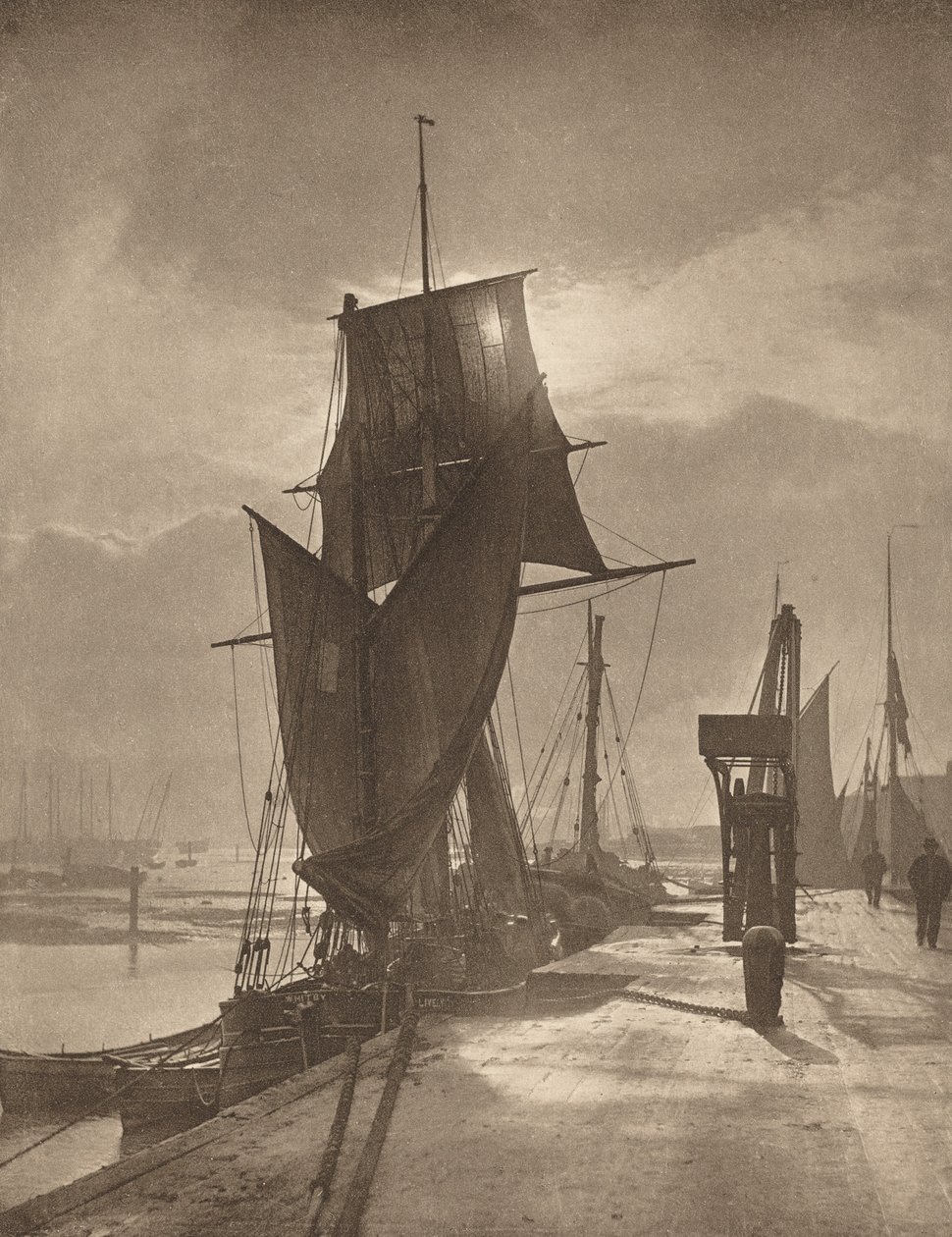 Zonneschijn en Schaduw door Frank Meadow Sutcliffe