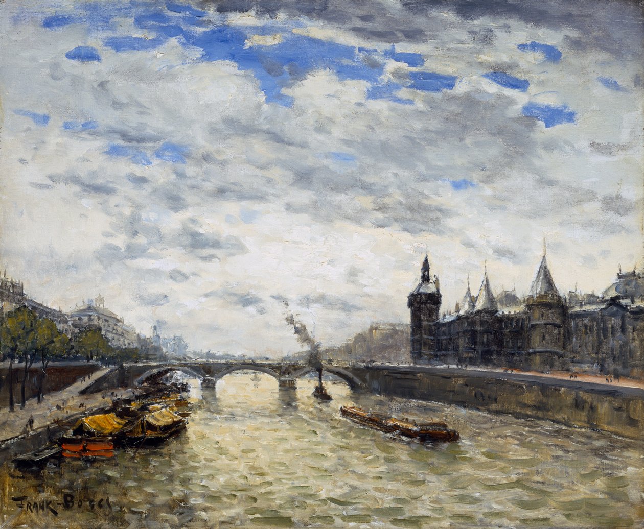 De Seine, Parijs door Frank Myers Boggs