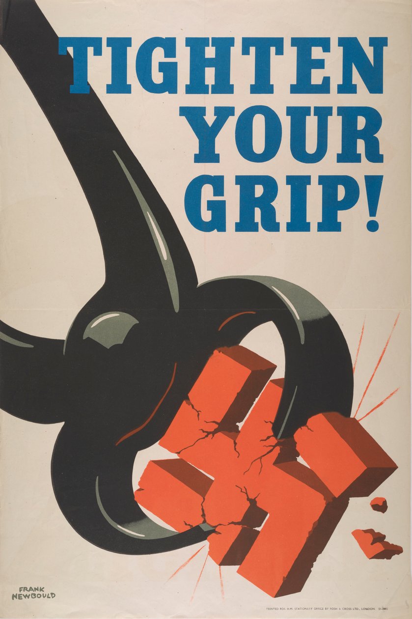 Versterk je grip!, ca. 1942 door Frank Newbould