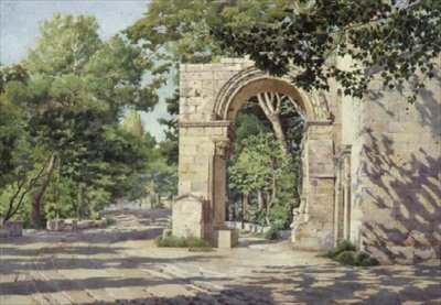 Les Aliscamps, Arles door Frank Randal