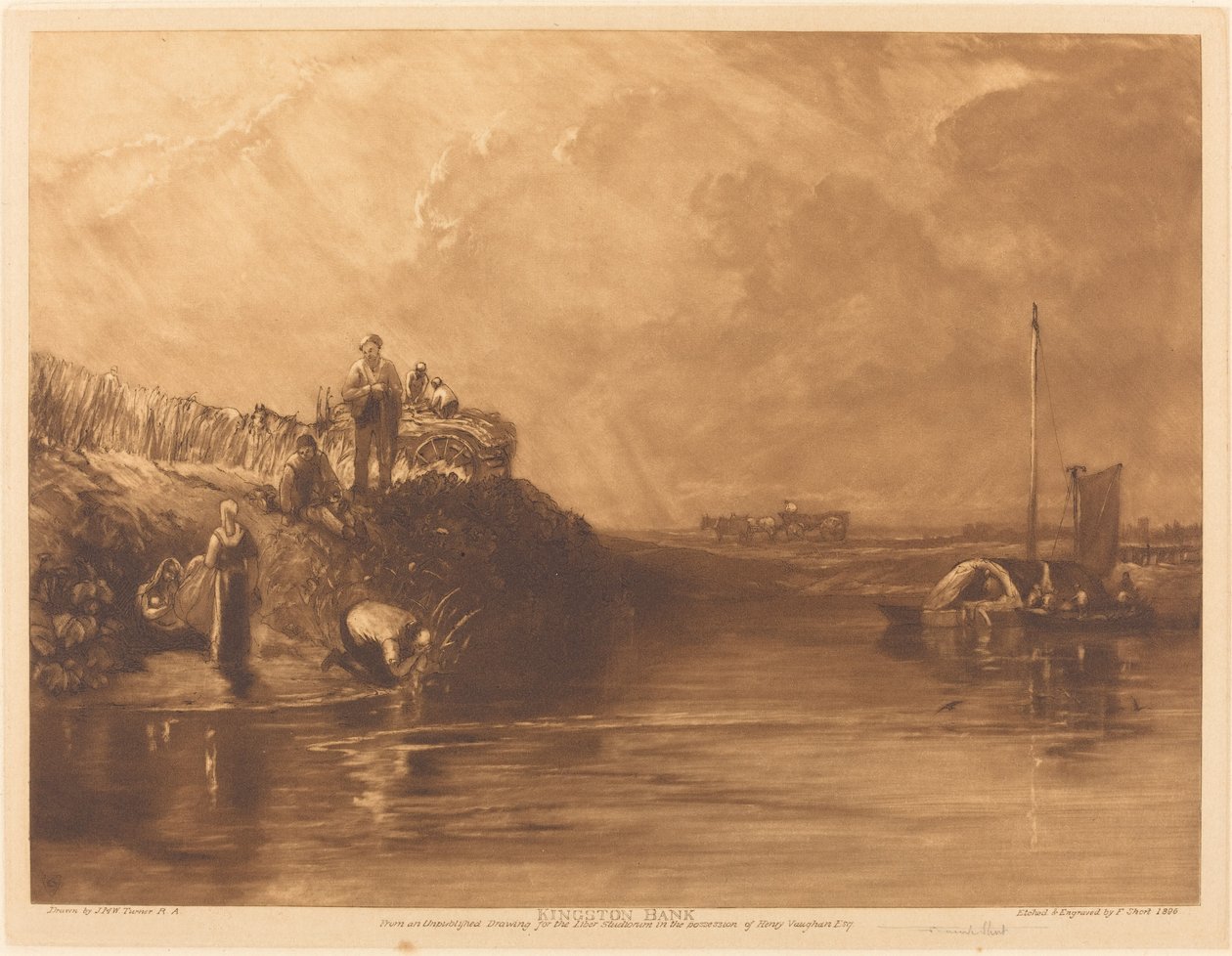 Kingston Bank, nr. 2, 1896 door Frank Short