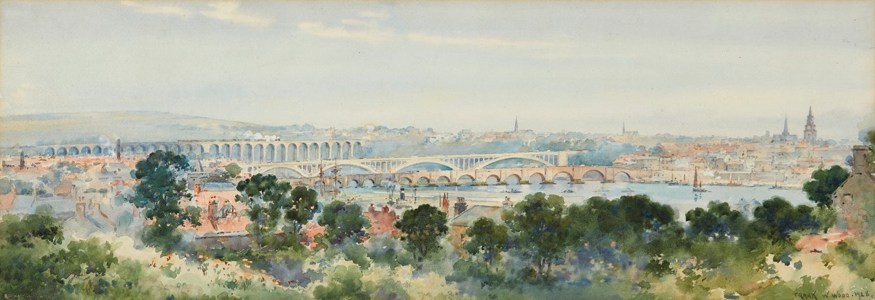 Berwick on Tweed door Frank Watson Wood