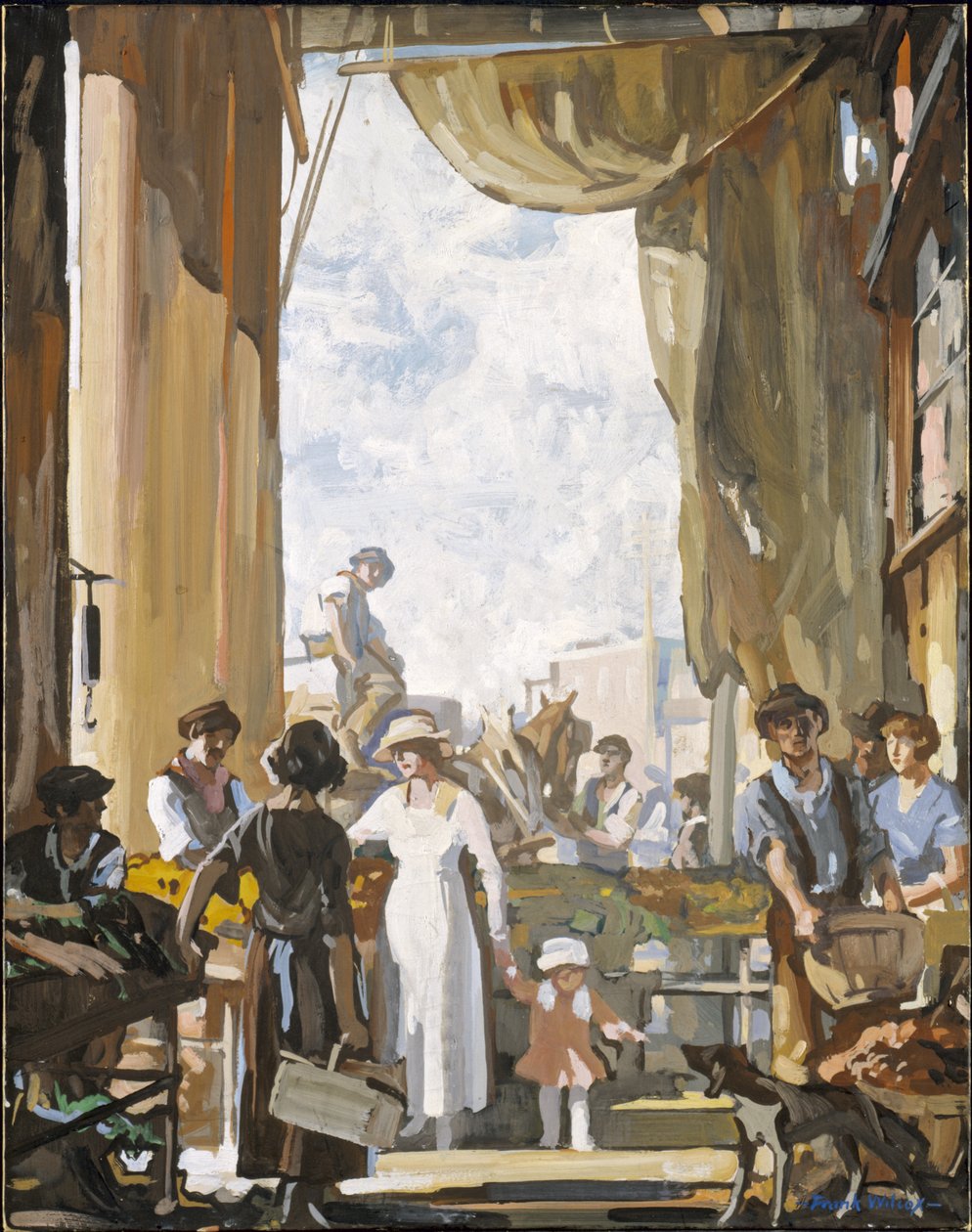 De Oude Markt, Cleveland door Frank Wilcox