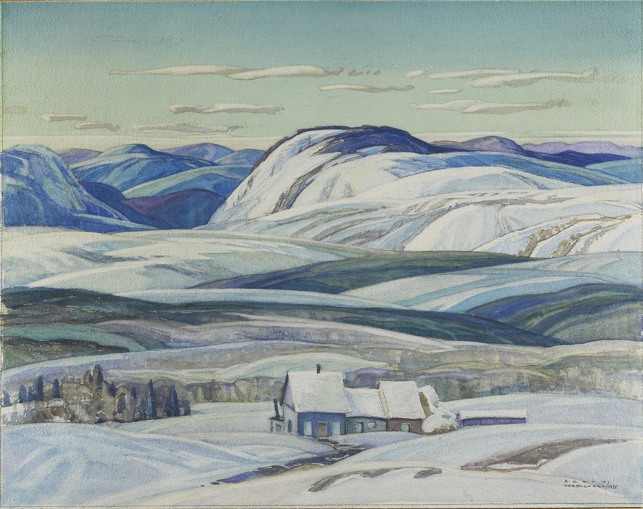 Mattawa, 1935 door Franklin Carmichael