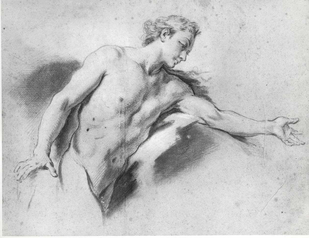 Naaktstudie door François Boucher