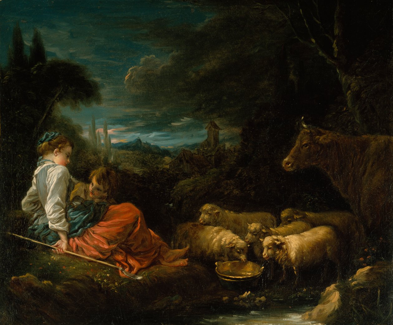 Pastorale door François Boucher