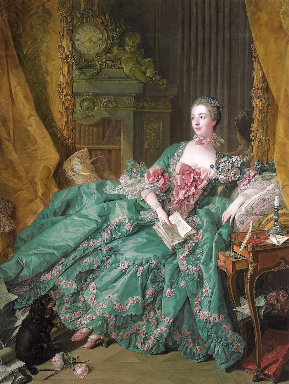 Portret van Madame de Pompadour (1721-1764) door François Boucher