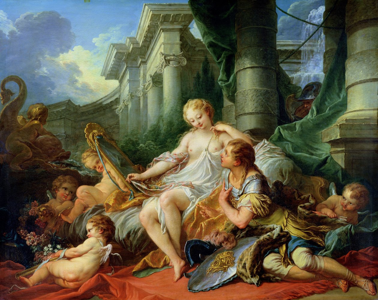 Rinaldo en Armida door François Boucher