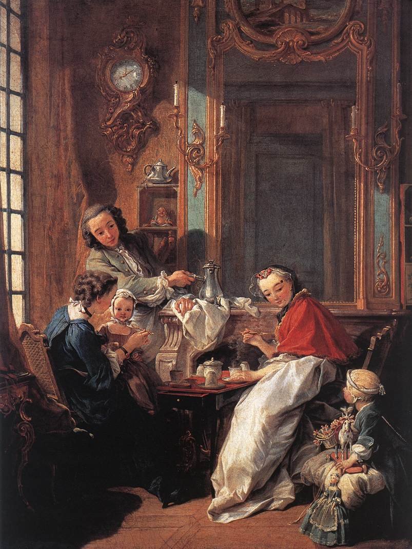 De middagmaaltijd door François Boucher