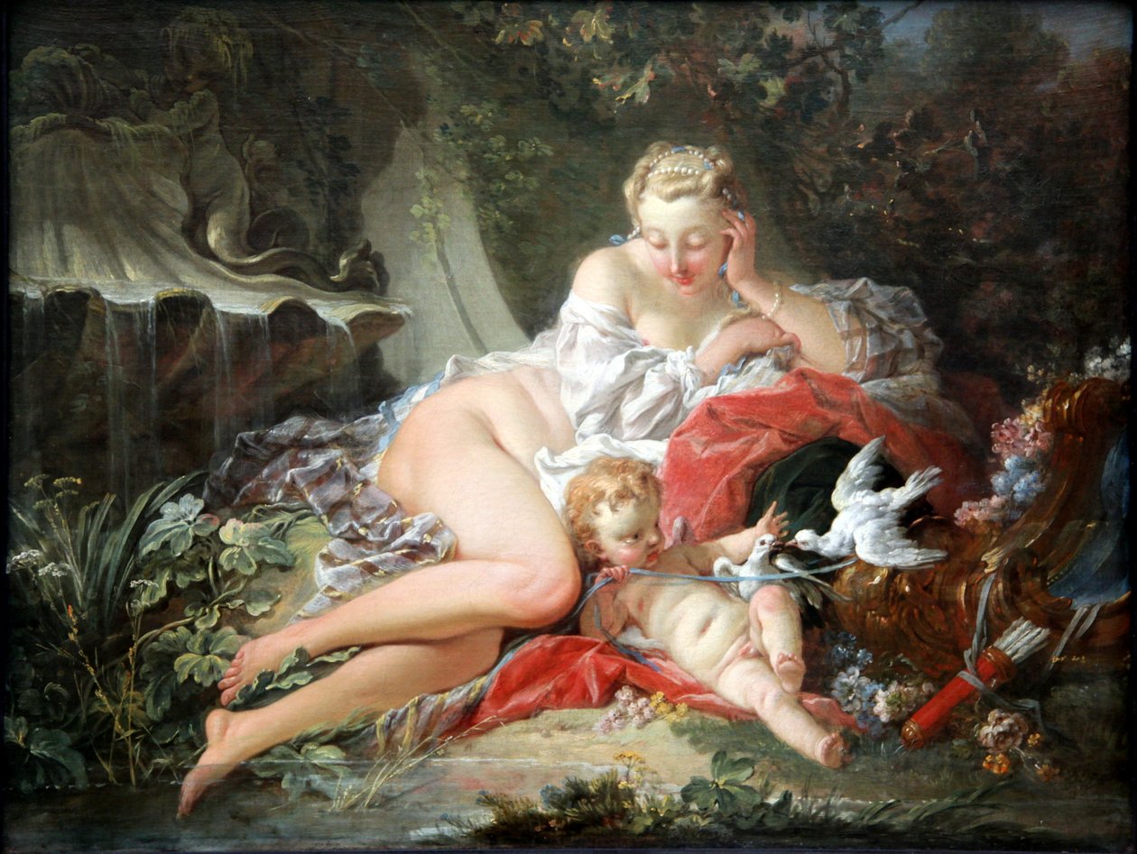Venus en Amor door François Boucher