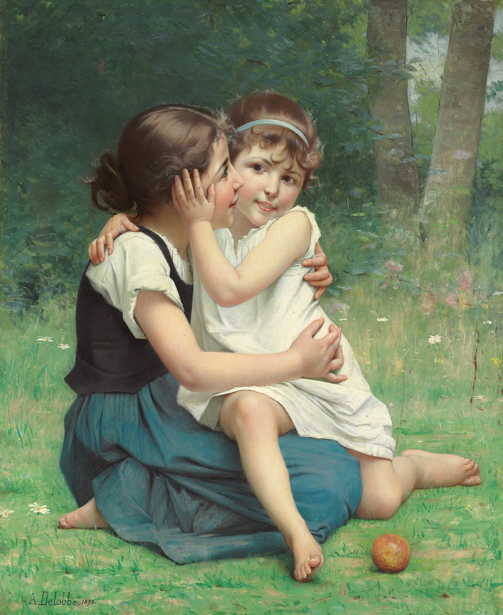 Zusterliefde door François Alfred Delobbe