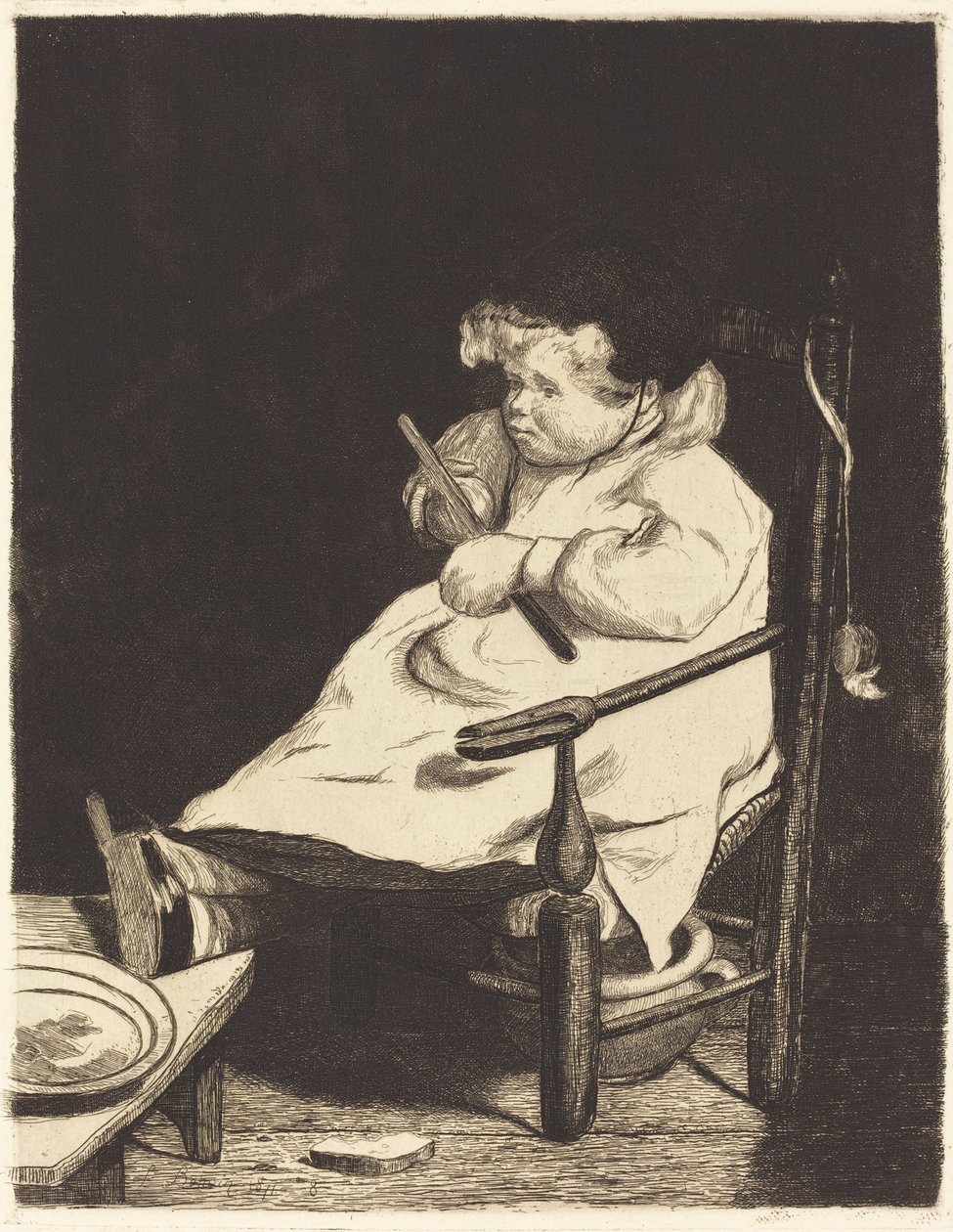 Het dessert door François Bonvin