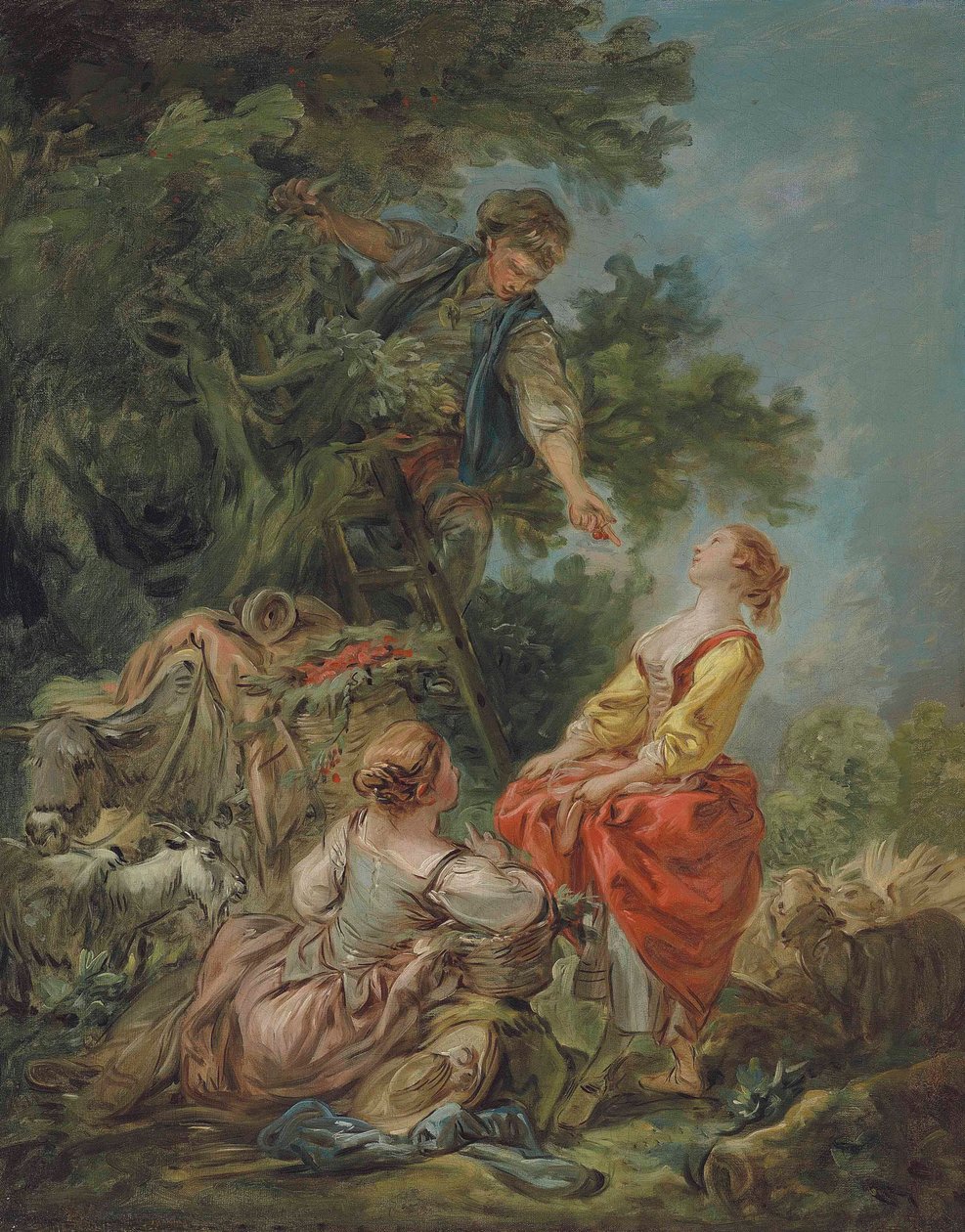 Slager - La Cueillette des Cerises door François Boucher