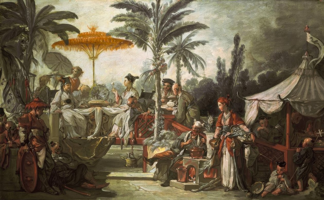 Chinoiserie: Feest van de keizer door François Boucher