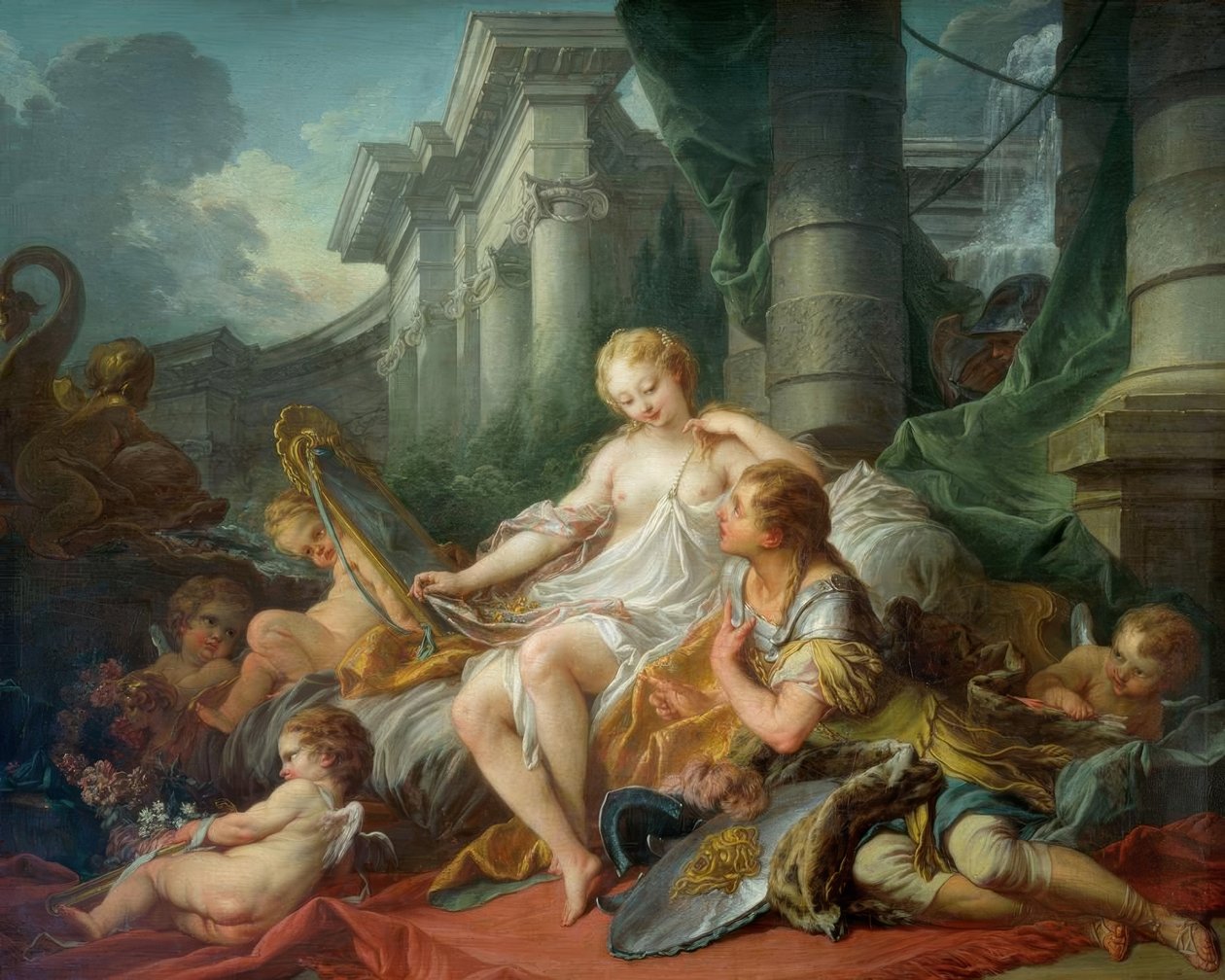 Rinaud en Armide door François Boucher
