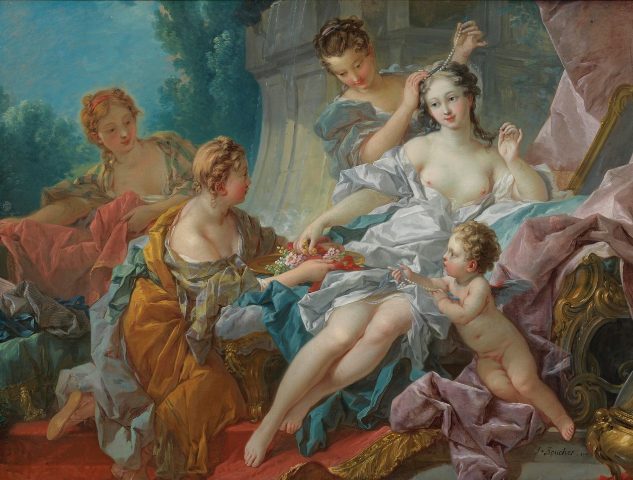 Het Toilet van Venus, 1746 door François Boucher