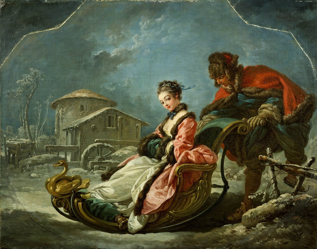 Winter door François Boucher