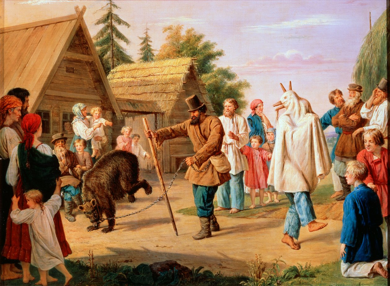 Dwaasheden in een dorp door François Nicolas Riss