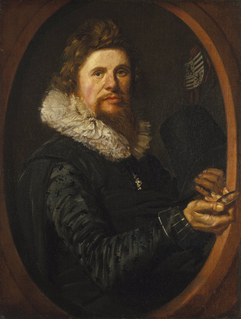 Portret van een man door Frans Hals