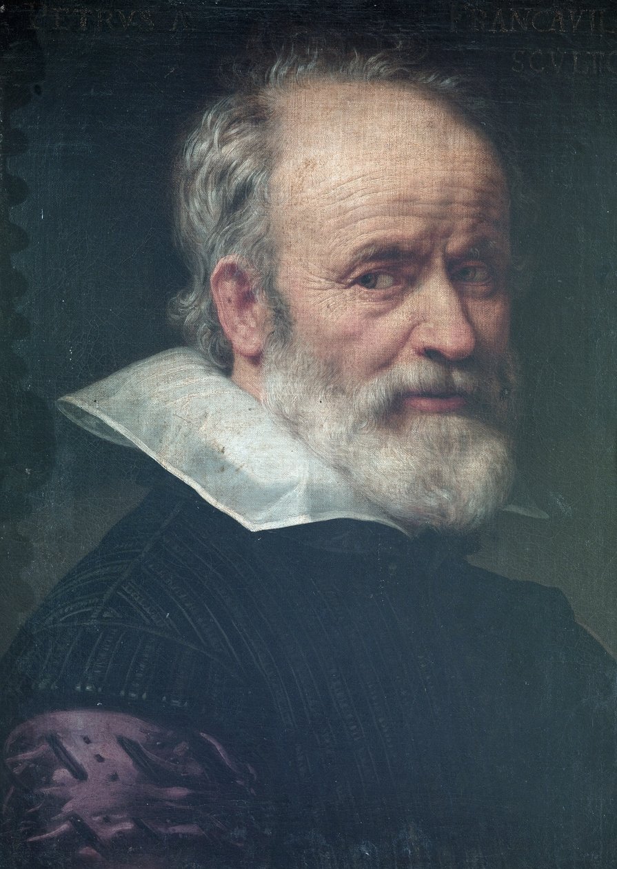 Zelfportret, 1609-1615 door Frans II Pourbus
