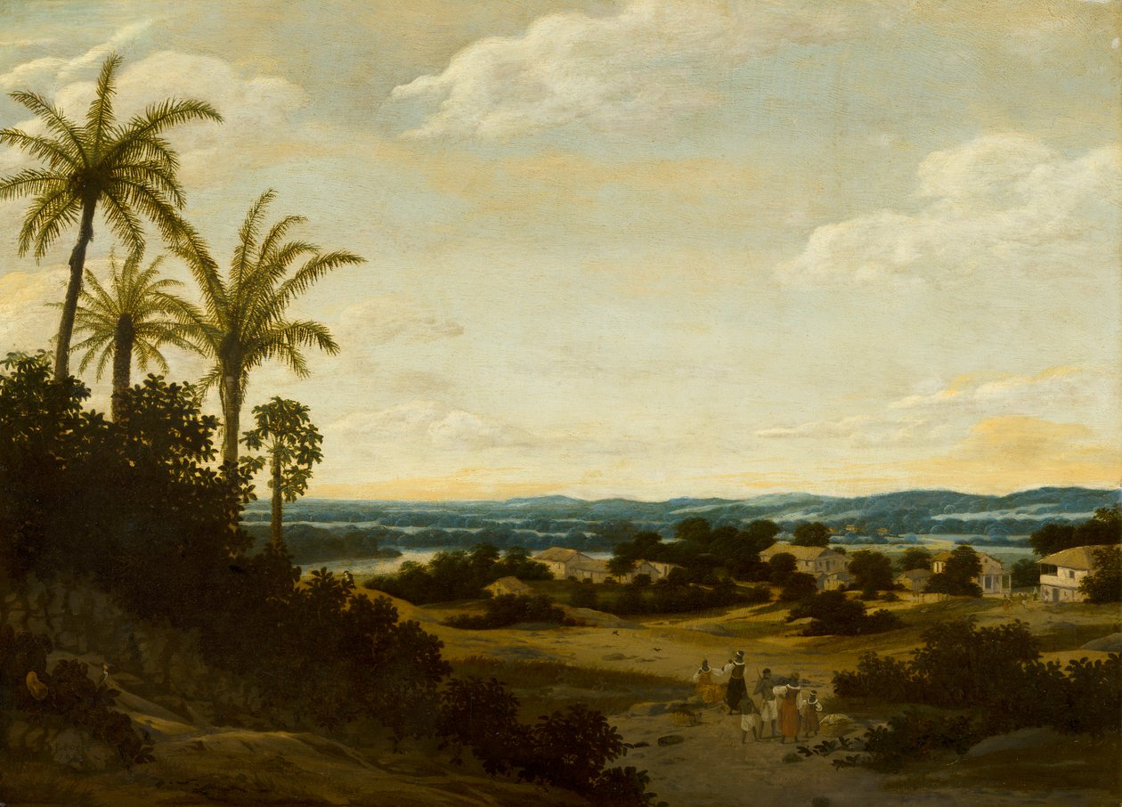 Braziliaans landschap door Frans Post