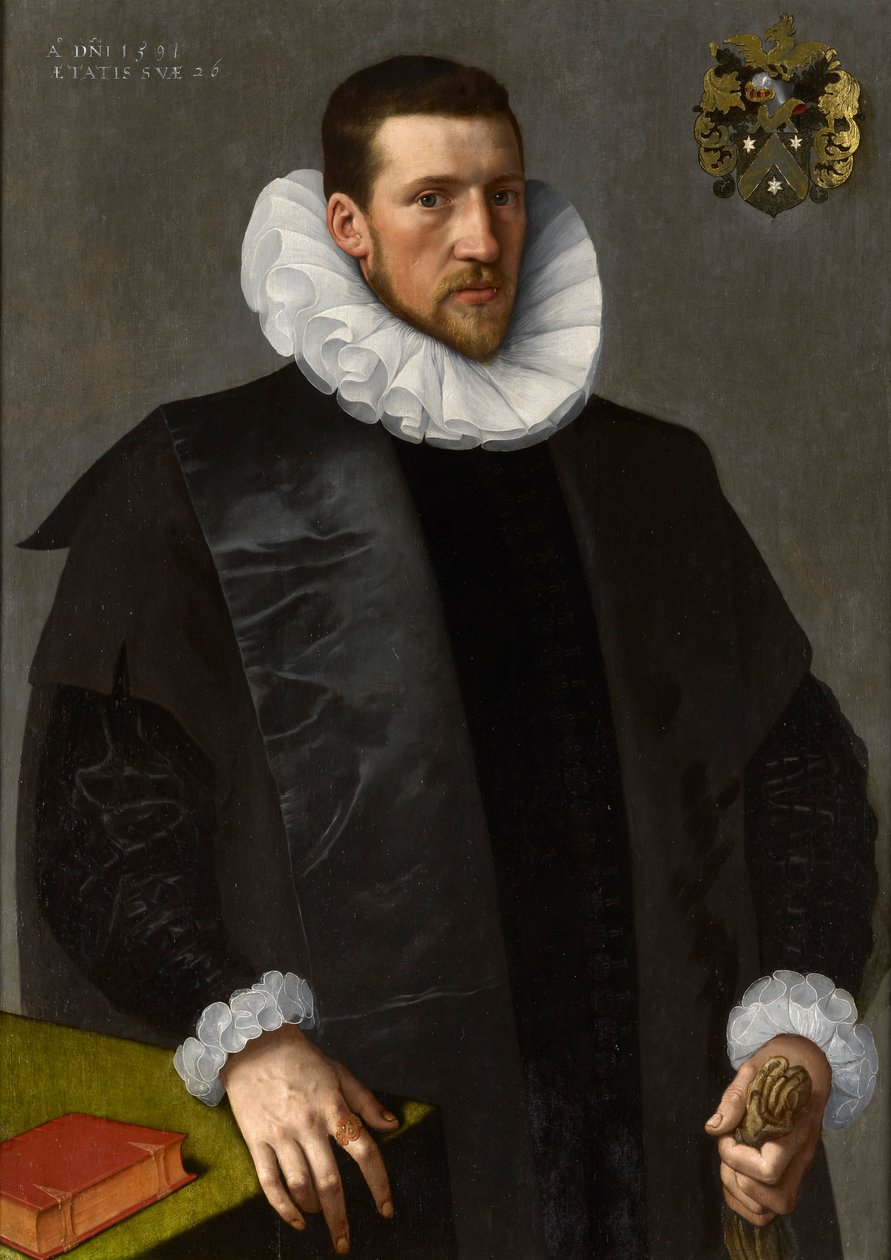 Portret van Willem van Vyve door Frans Pourbus the Younger  