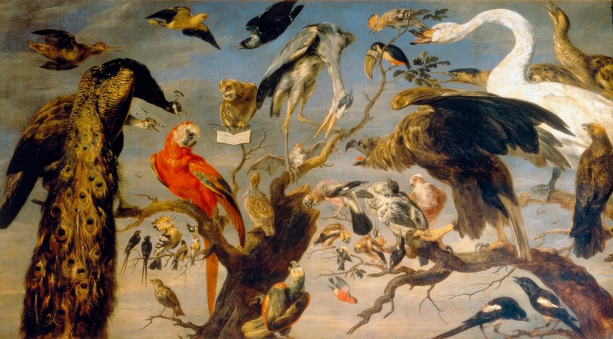 Het vogelconcert door Frans Snyders or Snijders