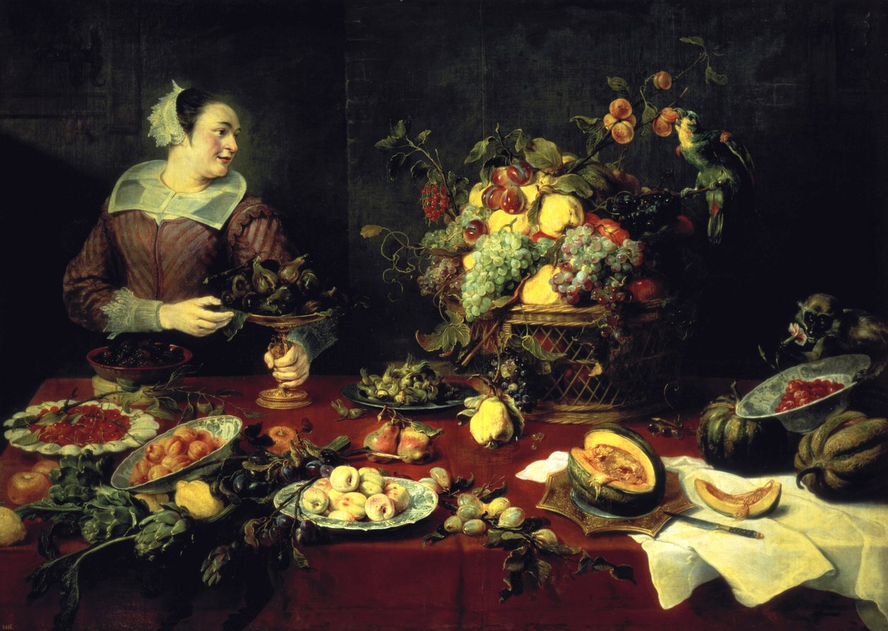 De fruitschaal door Frans Snyders or Snijders