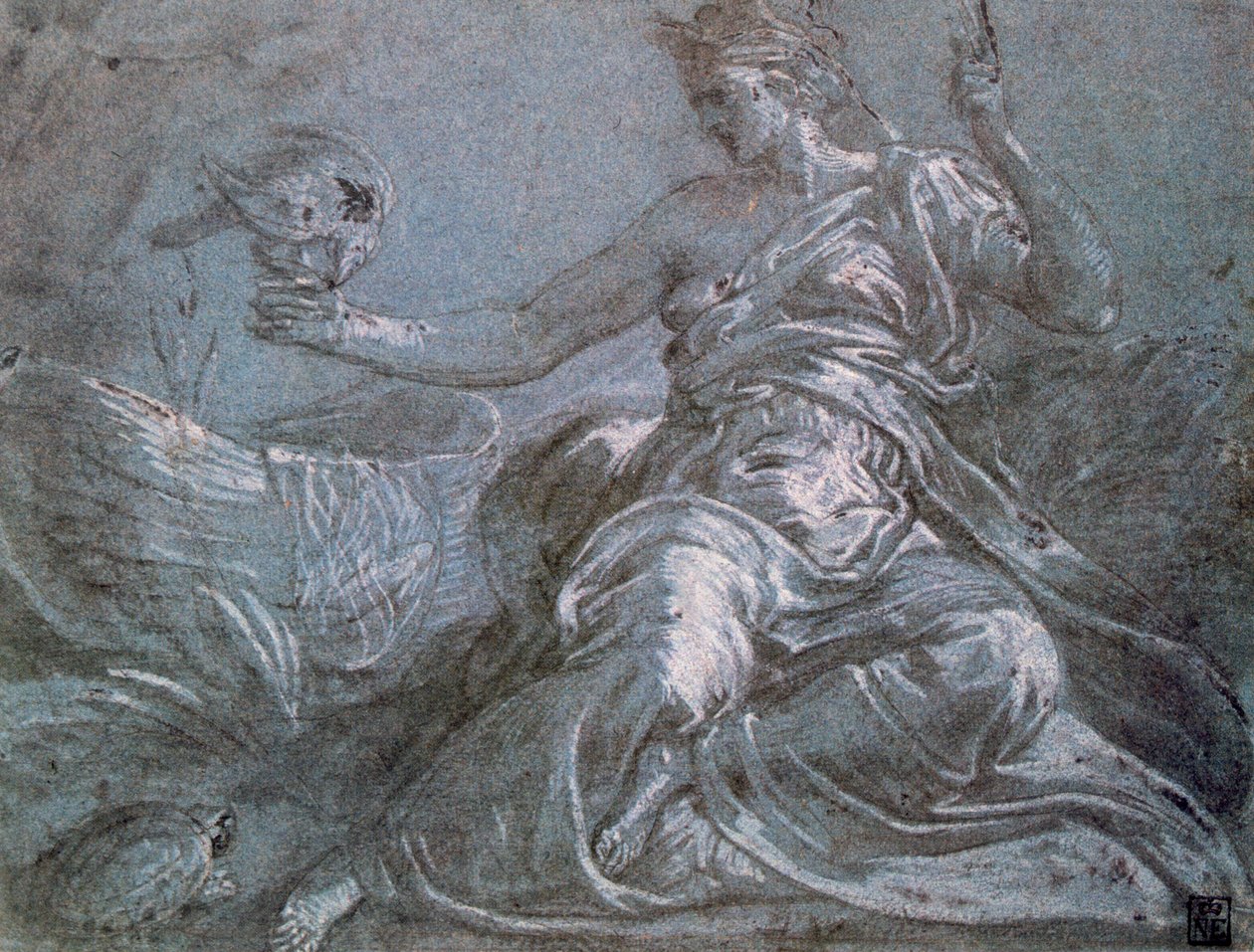 De Allegorie van de Aanraking, c1516-1570 door Frans Floris