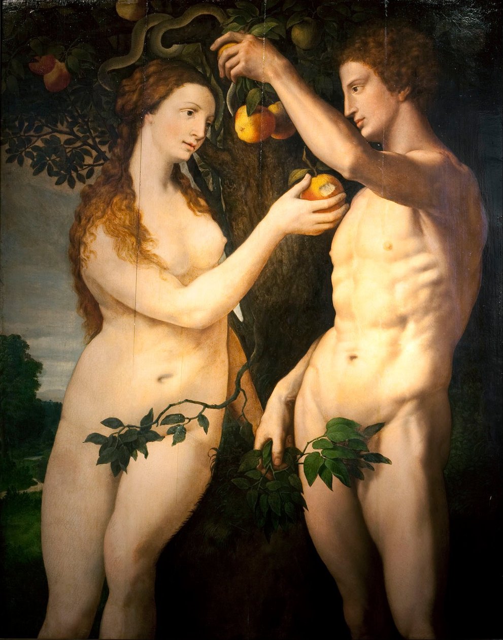 De zondeval van de mens door Frans Floris I