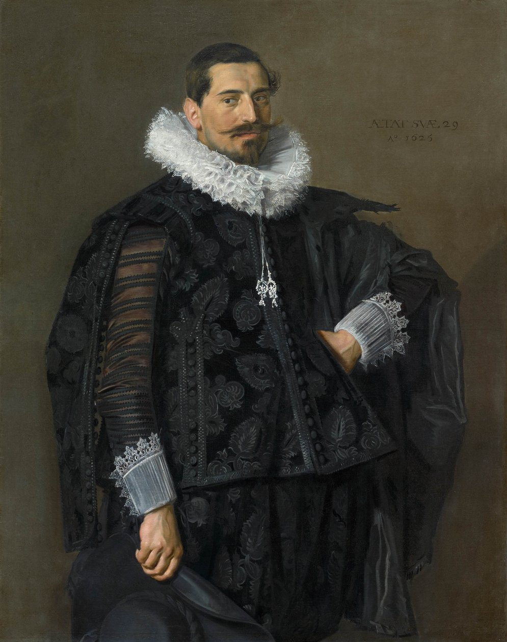 Portret van Jacob Olycan (1596-1638) door Frans Hals