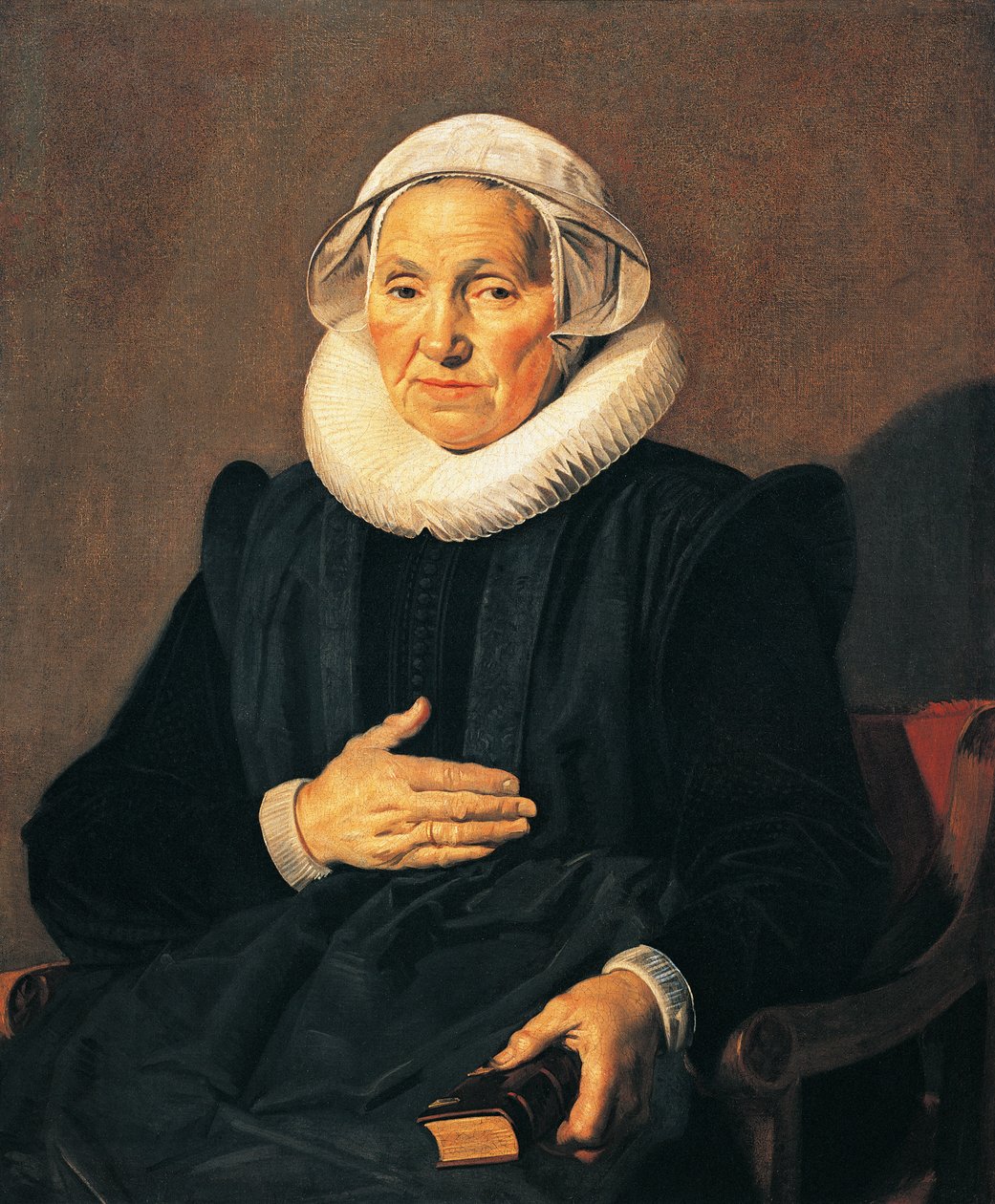 Portret van Sarah Andriesdochter Hessix door Frans Hals