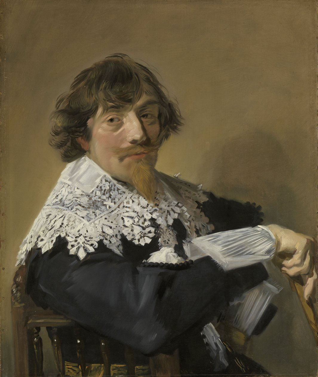 Portret van een Man, c.1635 door Frans Hals