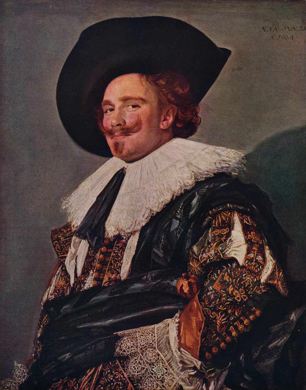 De lachende cavalerist, 1624 door Frans Hals