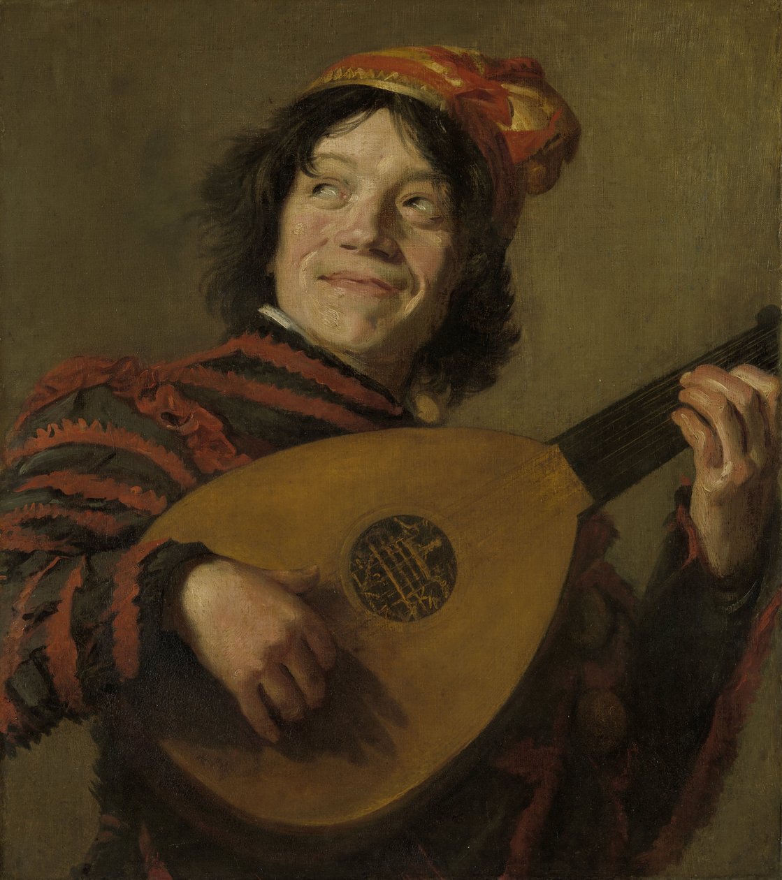 De Luitspeler door Frans Hals