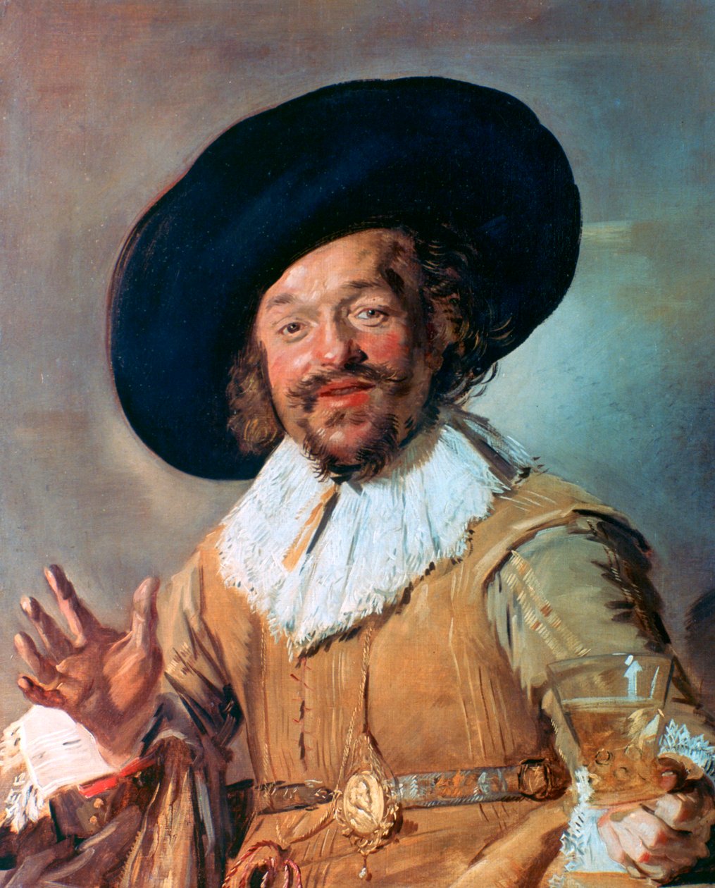 De Vrolijke Drinker, 1628-1630 door Frans Hals