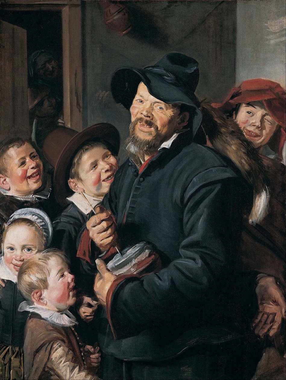 De Rommel-potspeler door Frans Hals