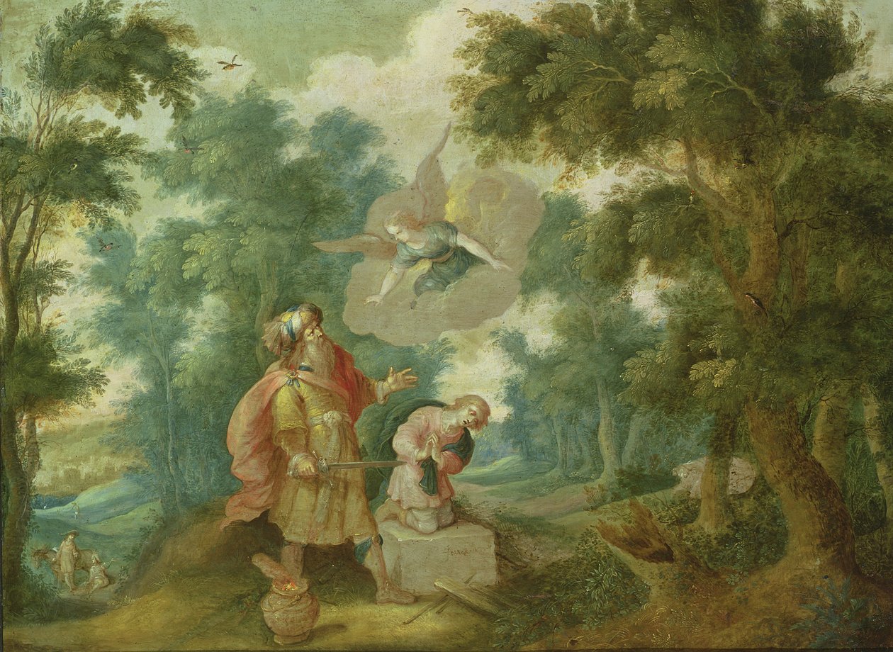 Het offer van Isaac door Frans II Francken