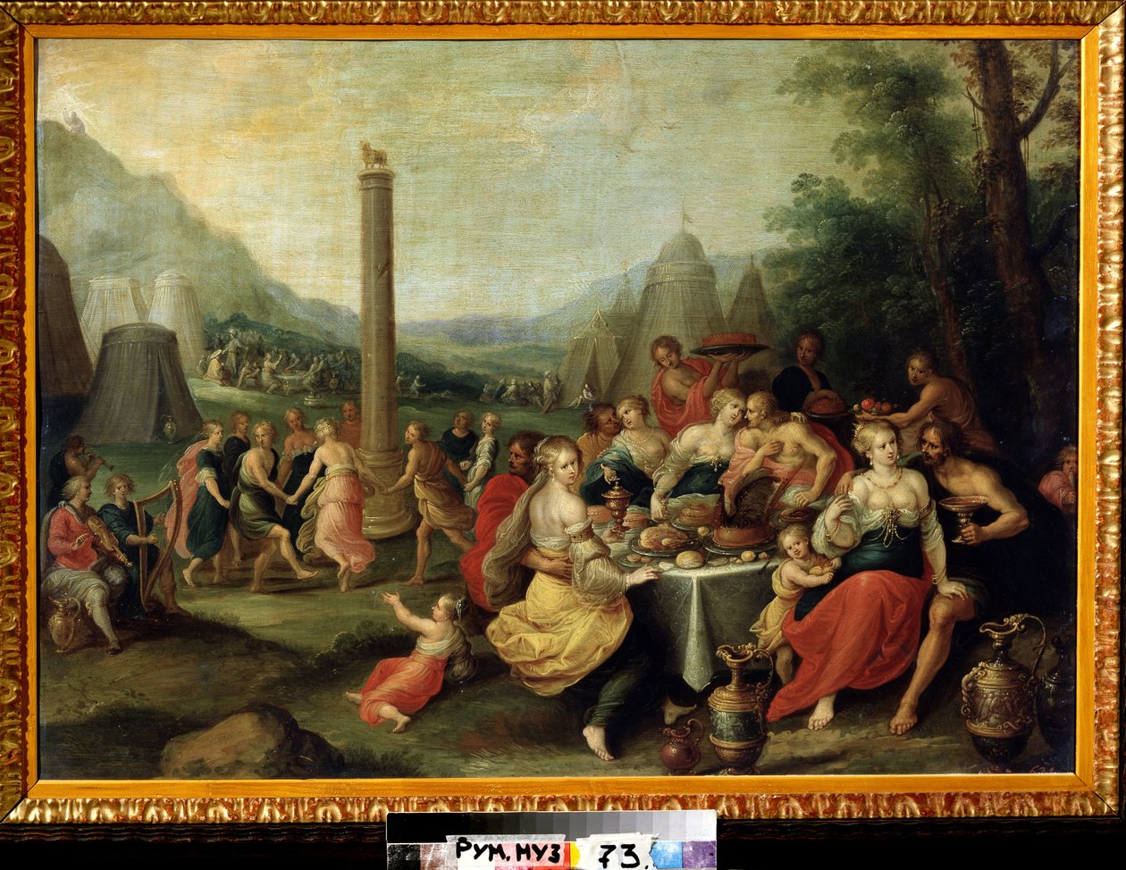 Onbekend schilderij door Frans II the Younger Francken