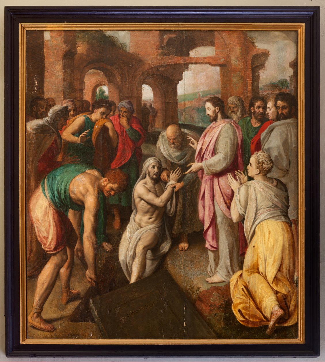 Opstanding van Lazarus door Frans I Pourbus