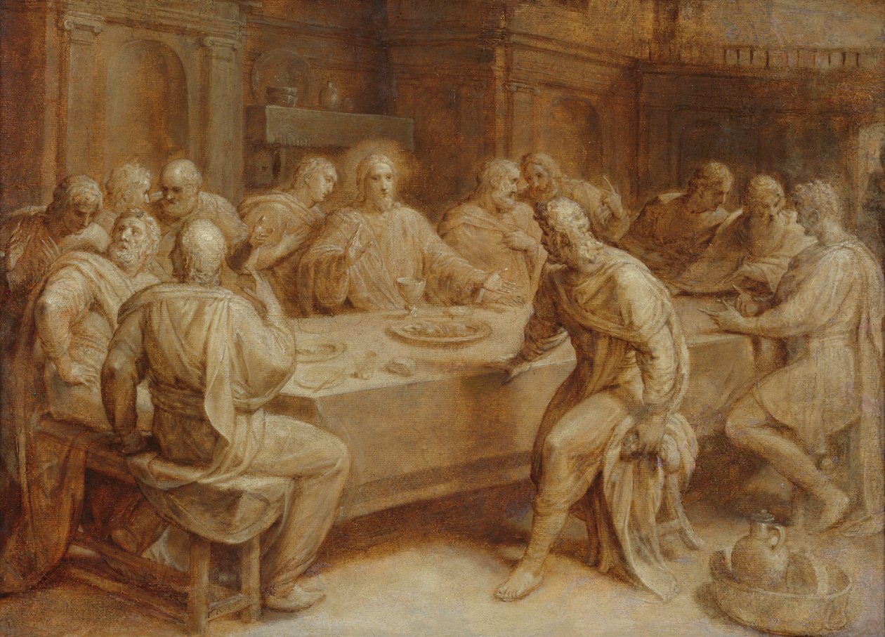 Het Laatste Avondmaal door Frans I Pourbus