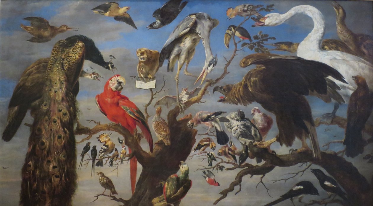 Concert van vogels door Frans Snyders