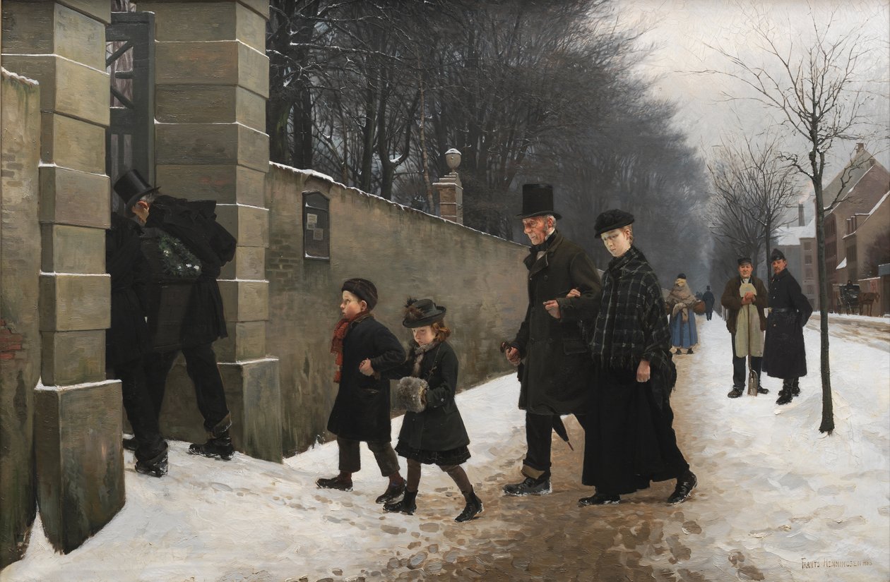 Een Begrafenis door Frants Henningsen