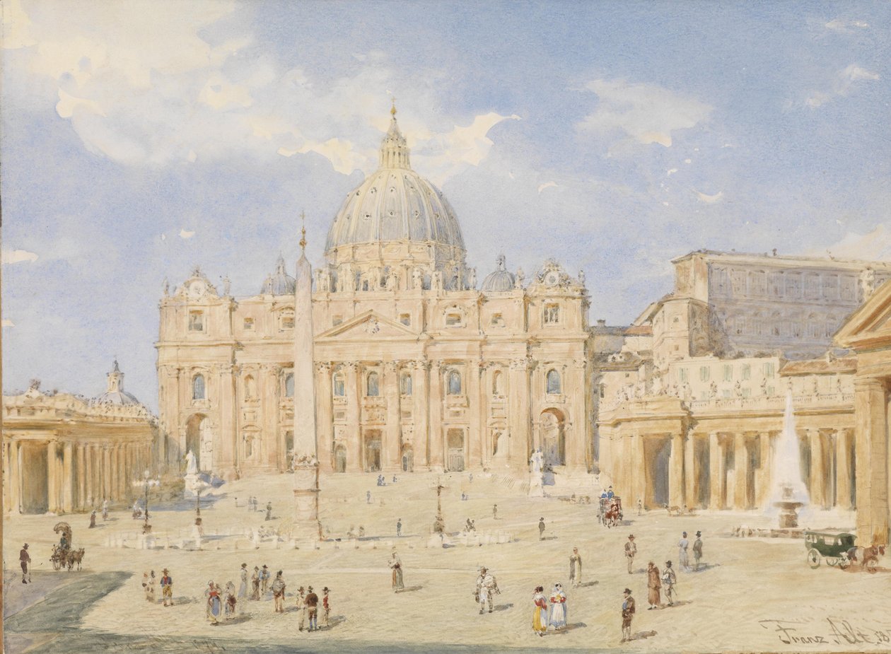 Petersplein in Rome door Franz Alt
