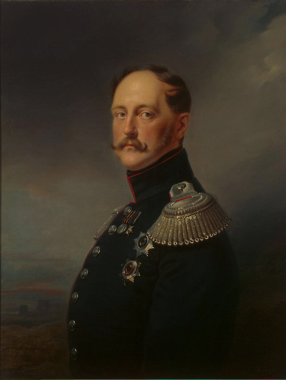 Nicholas I, 1852 door Franz Krüger