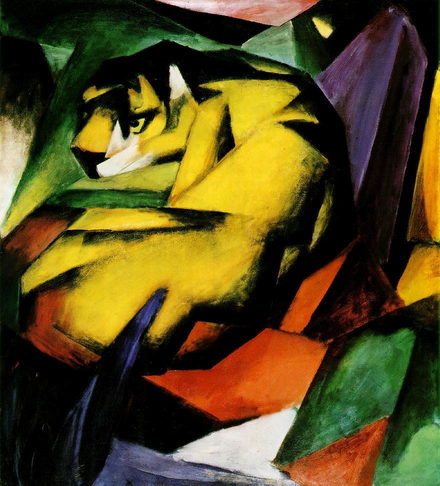 Tijger door Franz Marc