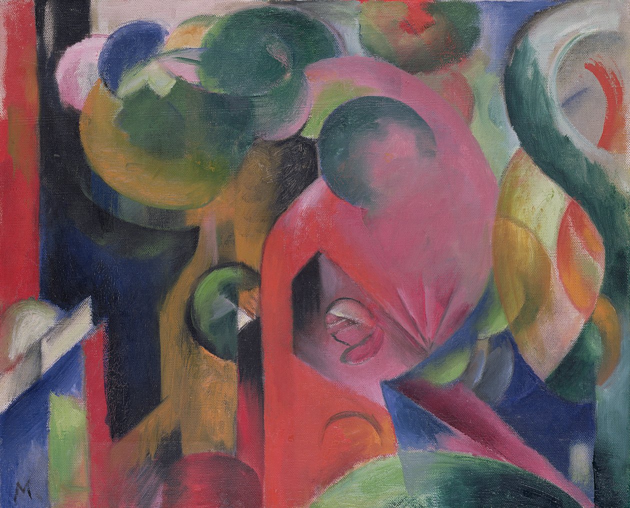 Gebroken vormen door Franz Marc