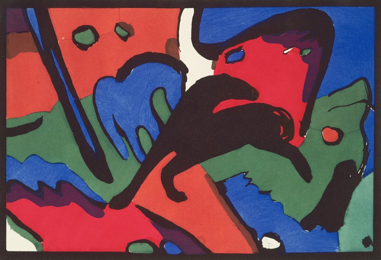 Der Blaue Reiter door Franz Marc